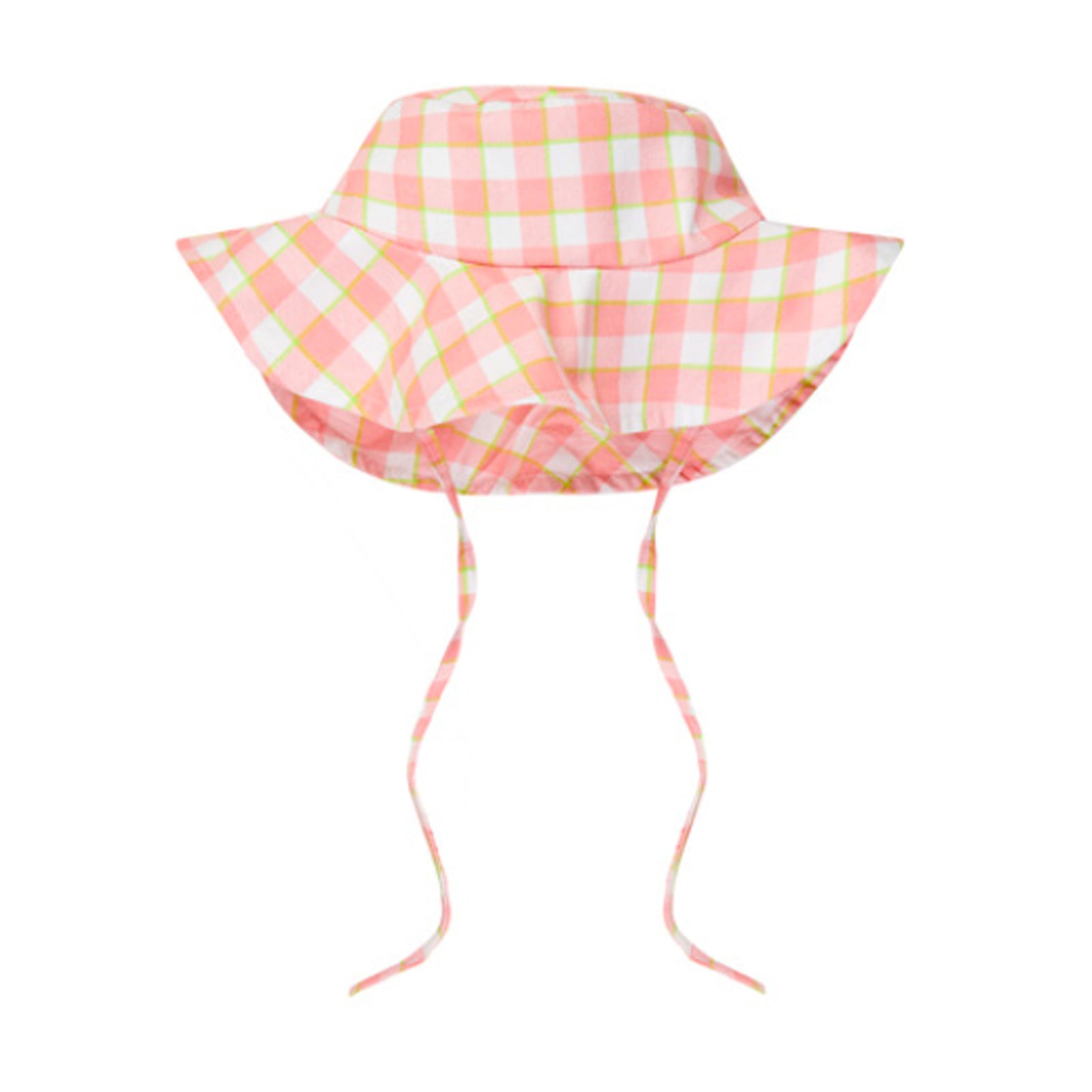 UV Protector Swim Hat | Soft Pink Gingham