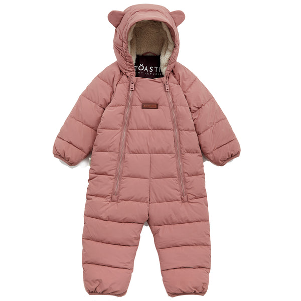 Damask Pink Quilted Onesie