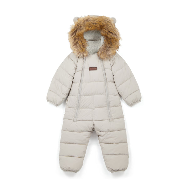 Winter White Quilted Onesie