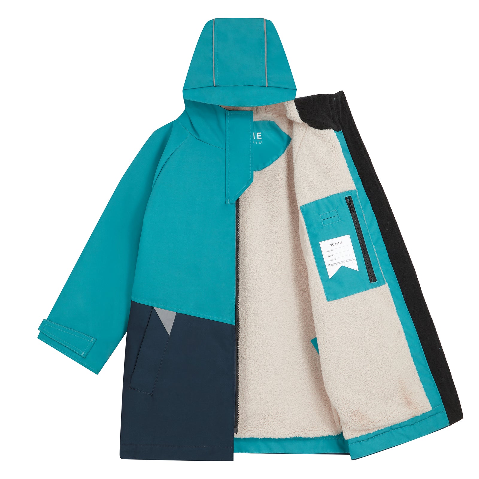 Kids Weatherproof Robe | Atlantic Blue