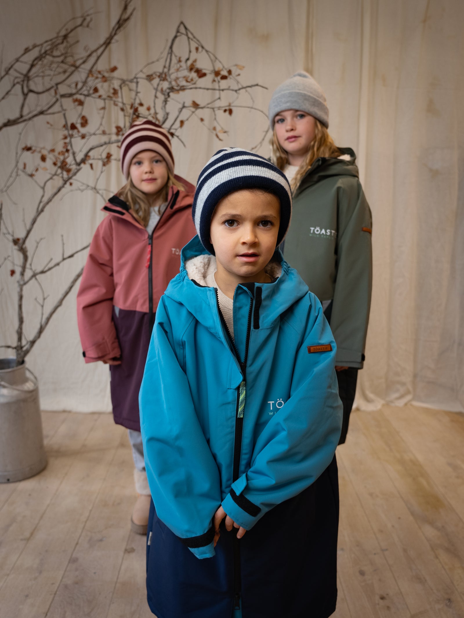 Kids Weatherproof Robe | Atlantic Blue