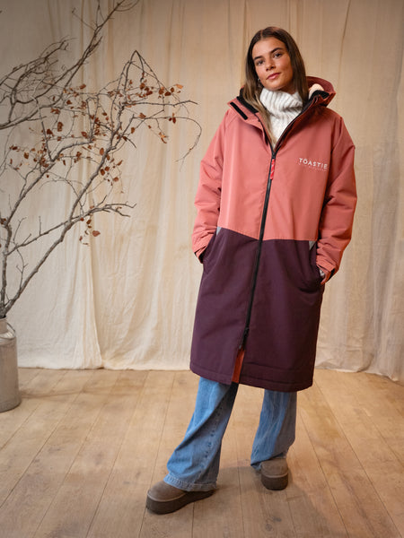 Adult Weatherproof Changing Robe | Rose Pink