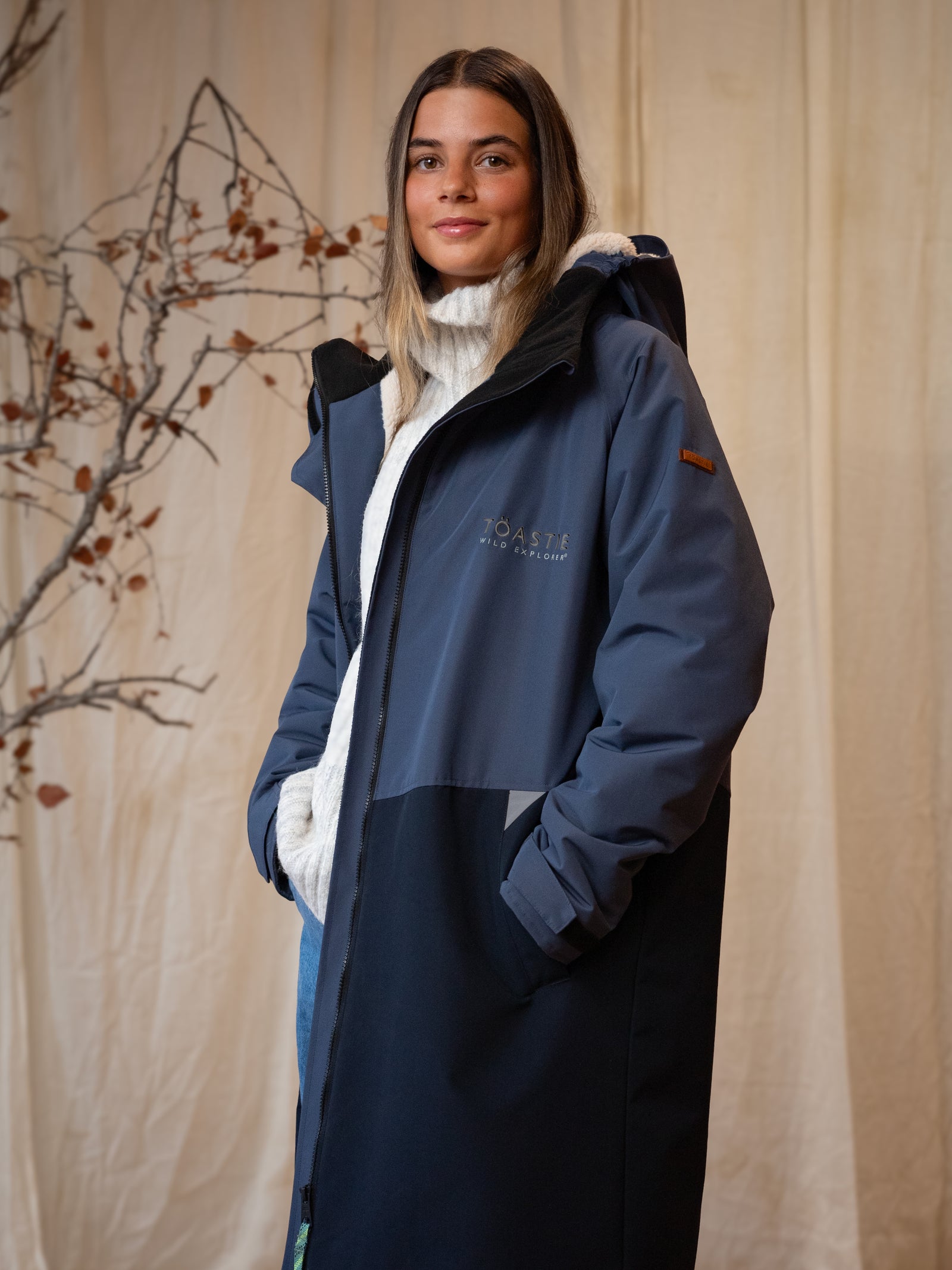 Adult Weatherproof Robe | Navy