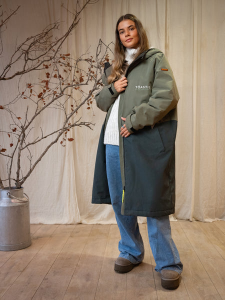 Adult Weatherproof Robe | Antique Olive