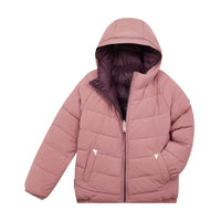 Damask Pink | Black Cherry EcoReversible Puffer