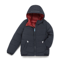 Ink Navy | Burgundy EcoReversible Puffer 1-6yrs only