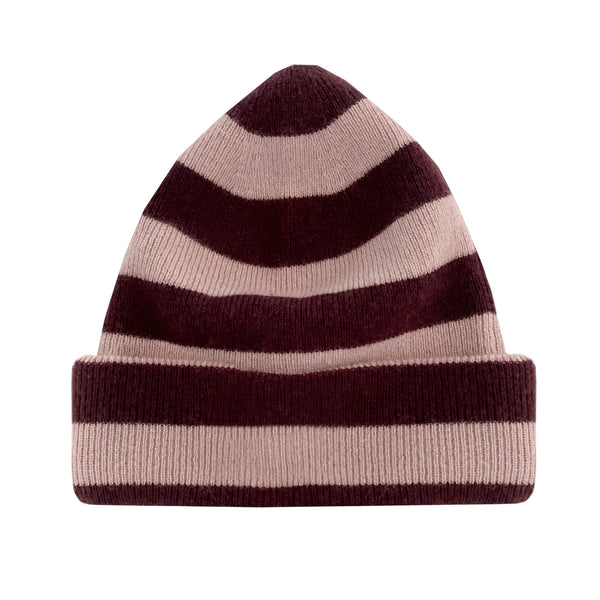 GRENACHE STRIPE CASHMERE BEANIE