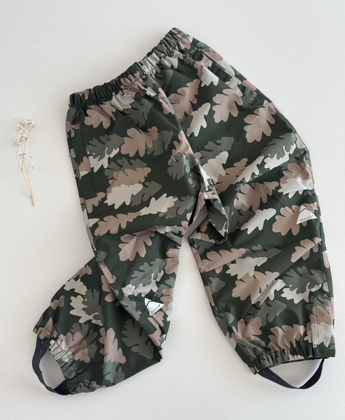 Navy Leaf Camo Waterproof Trousers