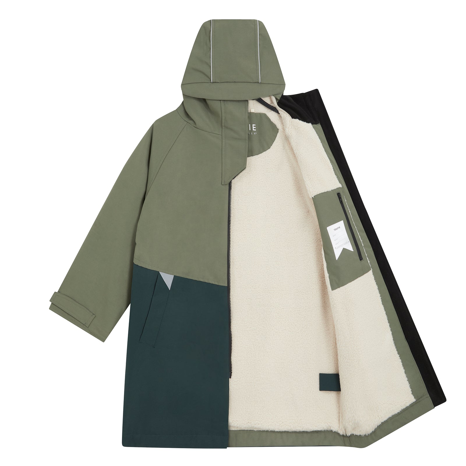 Kids Weatherproof Robe | Antique Olive