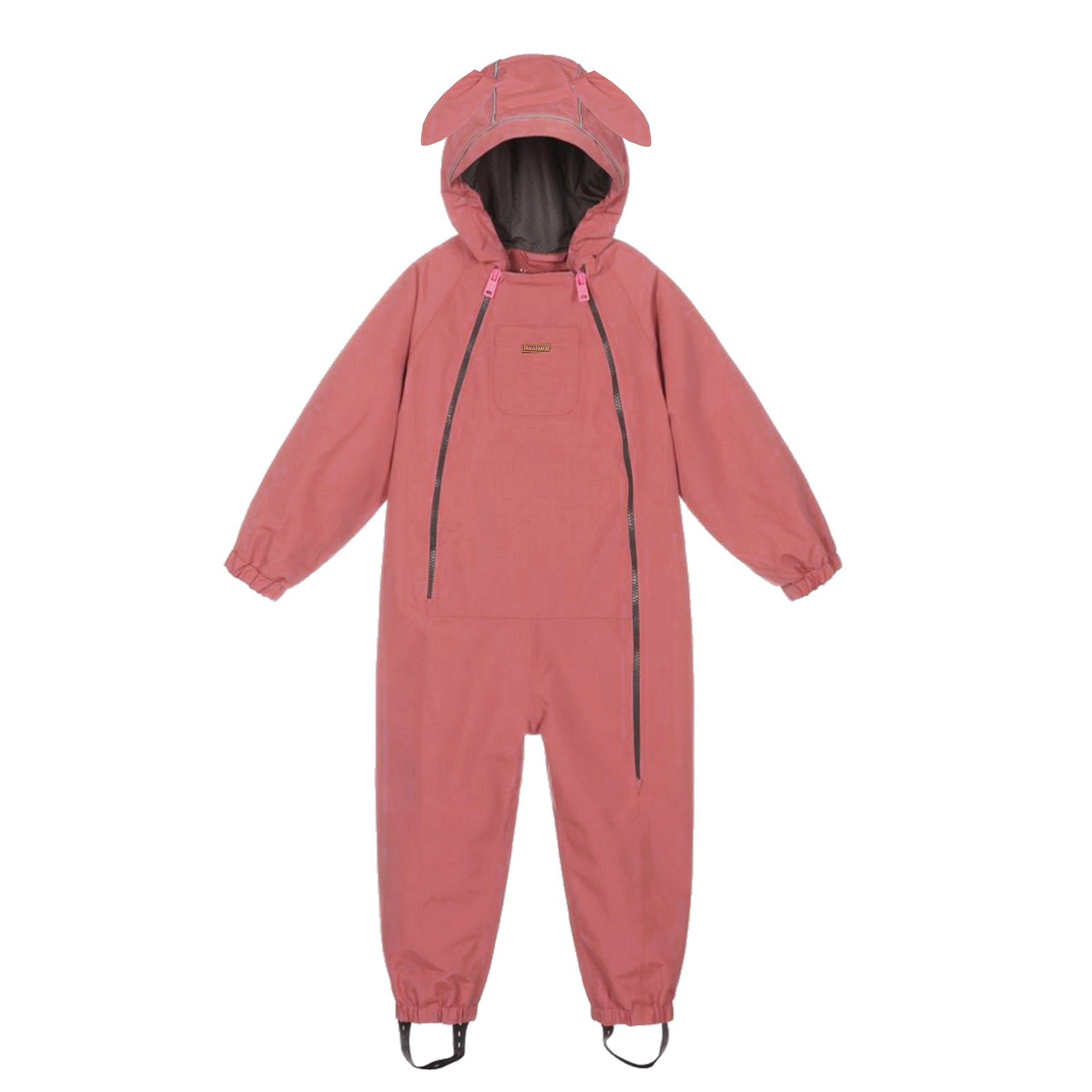 Rose Pink Waterproof Packable Puddlesuit