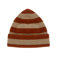 TAMARIND STRIPE CASHMERE BEANIE