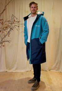 Adult Weatherproof Changing Robe | Atlantic Blue