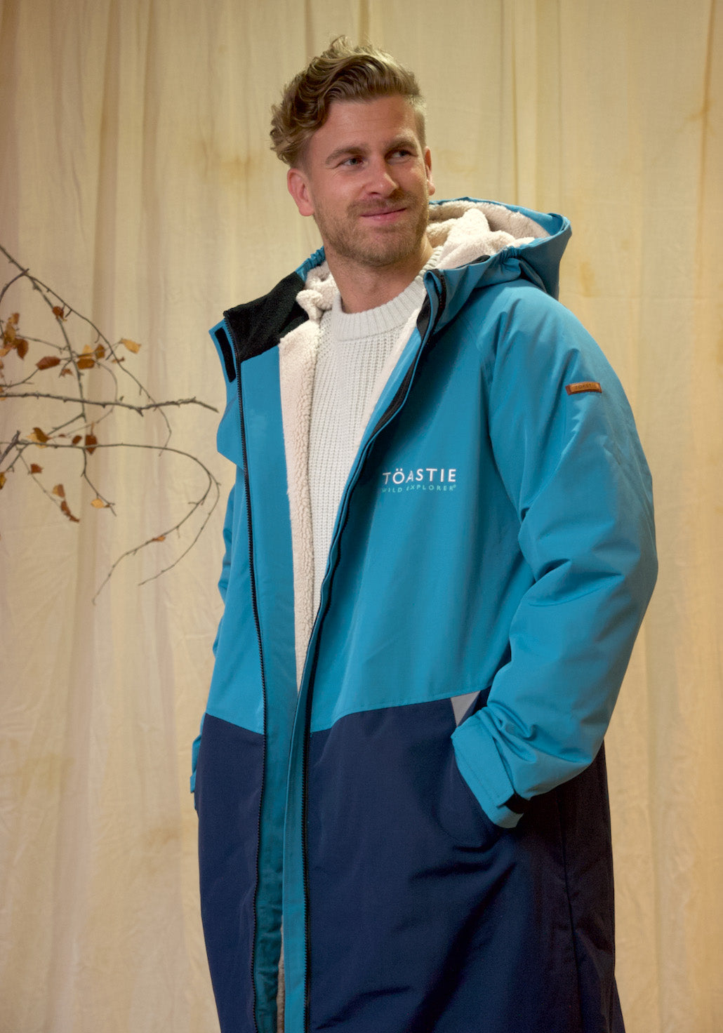 Adult Weatherproof Changing Robe | Atlantic Blue