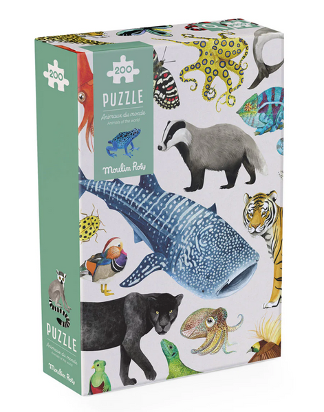 Animals of the World Puzzle, Moulin Roty