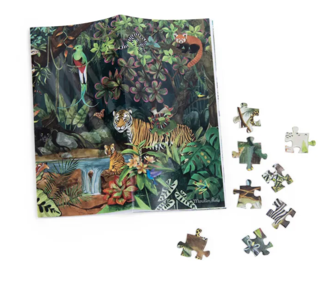 In the Rainforest Puzzle, Le Jardin du Moulin Roty