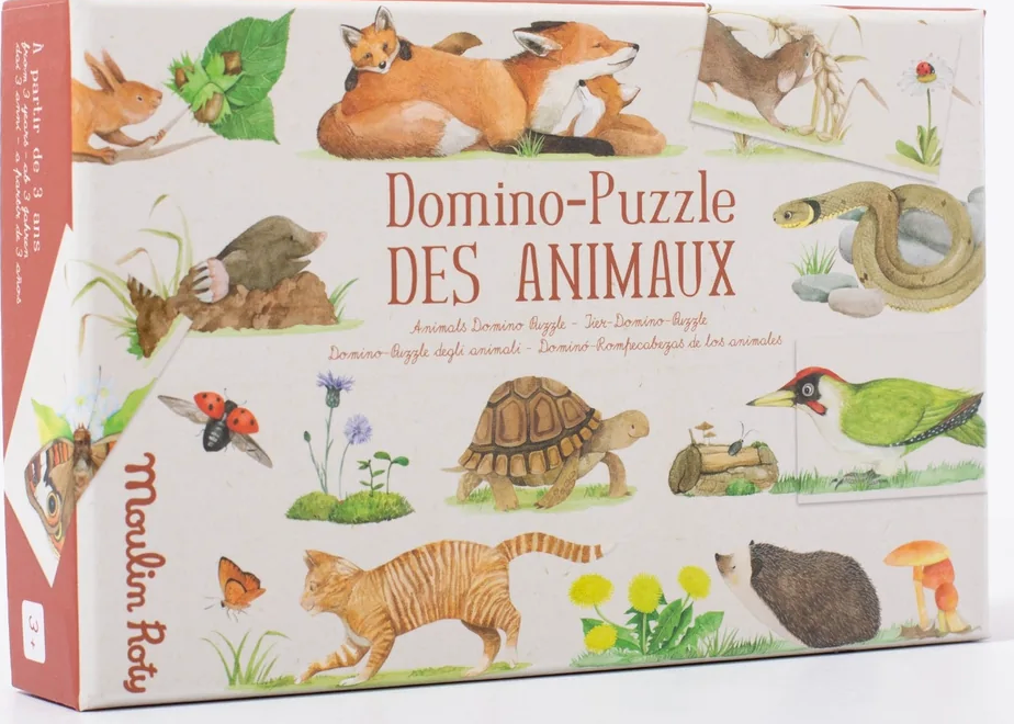 Animal Domino Puzzle, Le Jardin du Moulin Roty