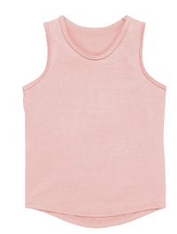 Smalls Merino Tank | Pink Peach Blossom