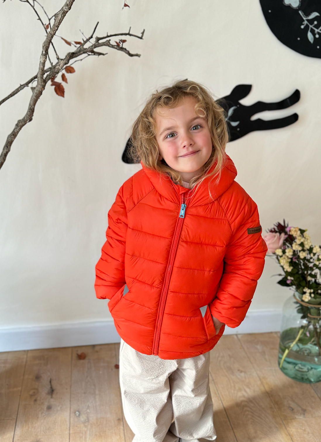 Expedition Orange Pack-a-Way Mountain Puffer