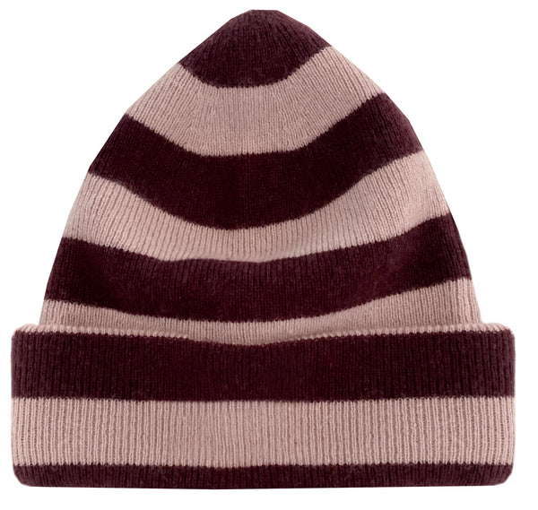 GRENACHE STRIPE CASHMERE BEANIE